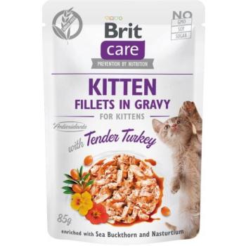Brit Care Cat Kitten Fillets in Gravy with Tender Turkey 85 g kép