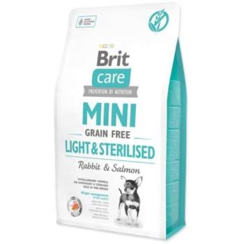 Brit Care Mini Grain Free Light & Sterilised Rabbit & Salmon 2 kg kép