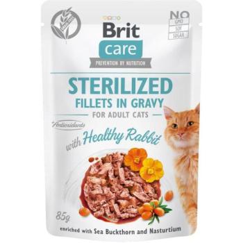 Brit Care Sterilized Fillets Adult rabbit in gravy 85 g kép