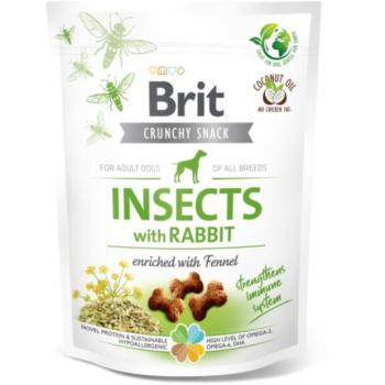 Brit Crunchy Crakcer Insect&Rabbit rovarfehérjével és nyúlhússal 200 g kép