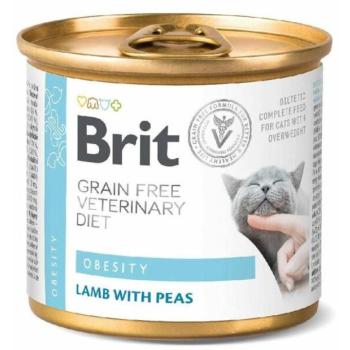 Brit Grain Free Veterinary Diet Obesity lamb & pea 200 g kép