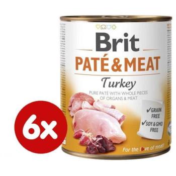 Brit Paté & Meat Turkey 6x800 g kép
