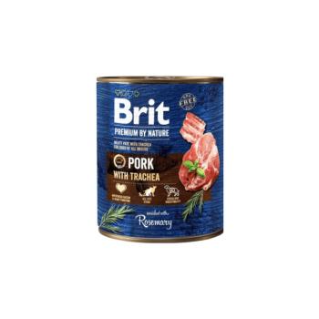 Brit Premium by Nature Adult Pork with Trachea konzerv 6x400g kép