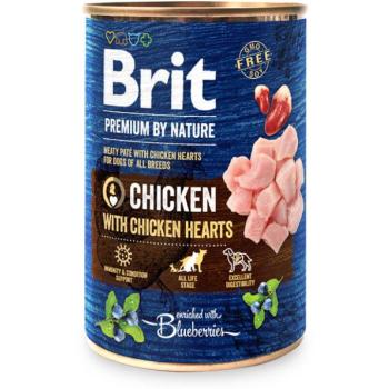 Brit Premium by Nature Chicken With Hearts 400 g kép