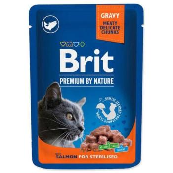 Brit Premium Sterilised salmon 100 g kép