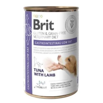 Brit Veterinary Diets Dog GF Gastrointestinal-Low Fat konzerv 400g kép