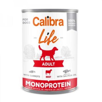 Calibra Dog Life Adult Beef with carrots konzerv 6x400g kép