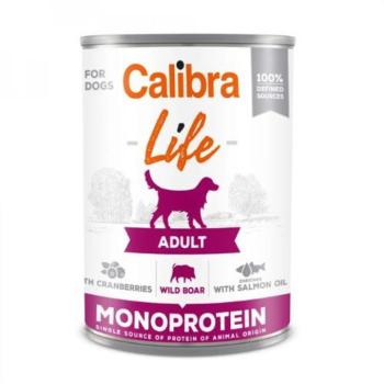 Calibra Dog Life Adult Wild boar with cranberries konzerv 6x400g kép
