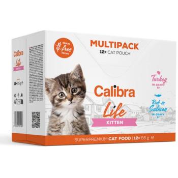 Calibra Life Kitten Pouch Multipack 12x85 g kép