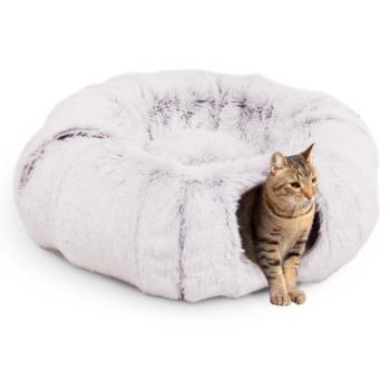 Canadian Cat Company Donut alagút fekvőpárnával macskáknak - Kb. Ø 80 x M 26 cm kép
