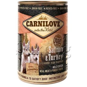 CARNILOVE Wild Puppy - Salmon & Turkey 400 g kép