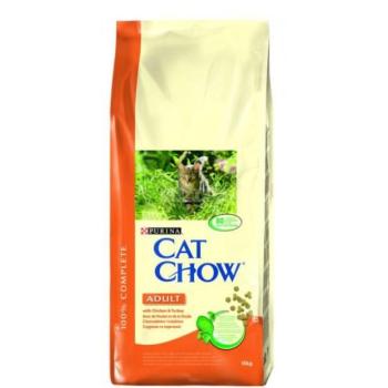 Cat Chow Adult chicken & turkey 15 kg kép