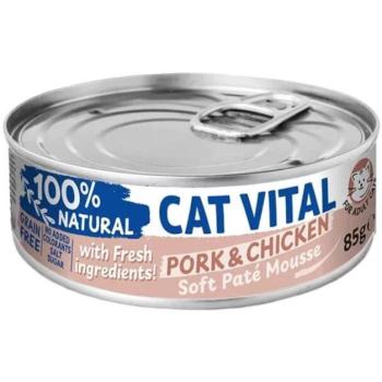 Cat Vital Soft Paté Mousse pork & chicken kép