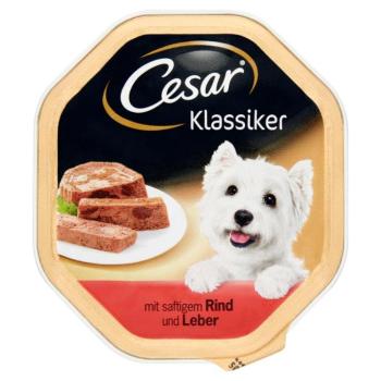 Cesar alutálkás eledel marhával és májjal 150 g kép