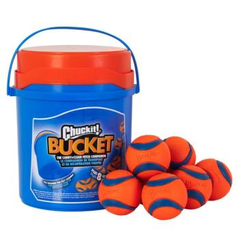 Chuckit! 8 Ultra Ball kutyalabda vödörben,, 8db, 6,5cm kép
