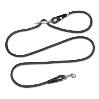 Curli Vario Comfort kutyapóráz, fekete, S: H 200cm, Ø8mm kép