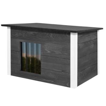 Dechland hőszigetelt lapostetős Kutyaház L - szürke kép