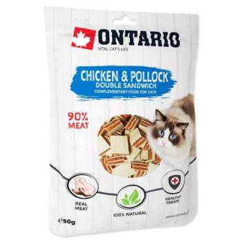 Delicacy Ontario csirke és tőkehal, dupla szendvics 50g kép