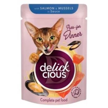Delickcious Lazacszeletek kagylóval ízletes szószban 85g kép