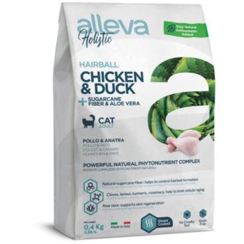 Alleva Holistic Adult Hairball chicken & duck 400 g kép