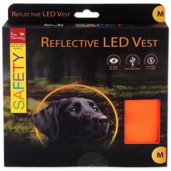 Dog Fantasy LED Reflexiós Töltő Mellény