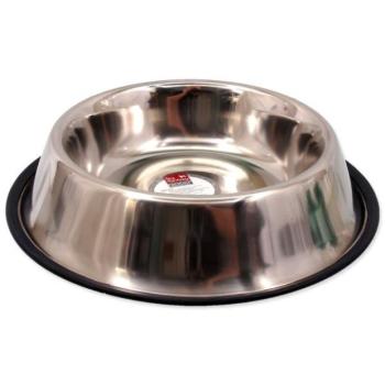 Dog Fantasy rozsdamentes acél tál gumival 32,3 cm 2200 ml kép