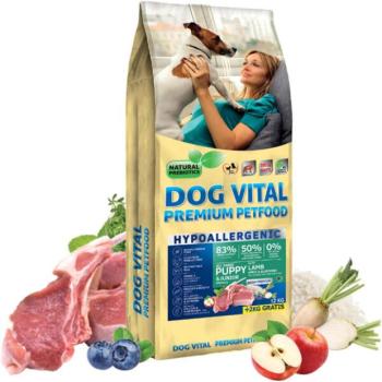 DOG VITAL Hypoallergenic Puppy & Junior Mini lamb, apple & blueberry 12 kg kép