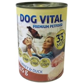 DOG VITAL Turkey Duck 415 g kép