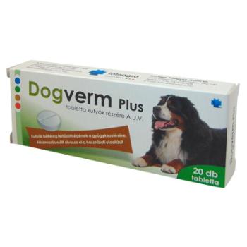 Dogverm Plus tabletta kutyák részére A.U.V. 20 db kép
