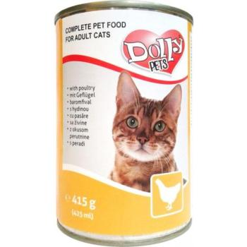 Dolly Cat poultry tin 415 g kép