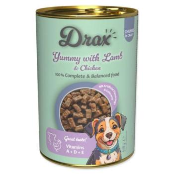 Drax Adult konzerv bárány- és csirkehússal 415g kép