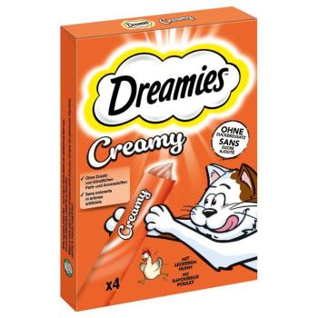 Dreamies Creamy jutalomfalat macskáknak - csirke 4 x 10 g kép