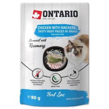 Egy csomag ontariói csirke és makréla szószban 80g kép