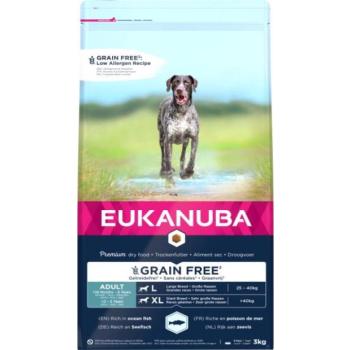 EUKANUBA Adult Grain Free Large Ocean Fisch 3 kg kép