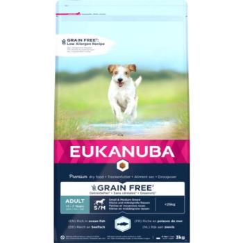 EUKANUBA Adult Grain Free Small&Medium Ocean Fisch 3 kg kép