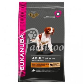 EUKANUBA Adult Small & Medium Breed Lamb & Rice 12 kg kép