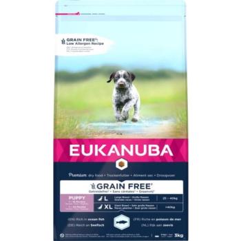 EUKANUBA Puppy & Junior Grain Free Large Ocean Fisch 3 kg kép
