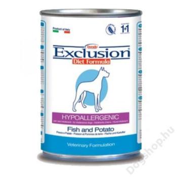 Exclusion Hypoallergenic - Fish & Potato 400 g kép