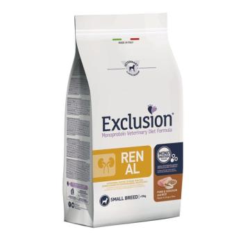 Exclusion Monoprotein Vet Diet Renal Small Breed (10kg>) száraz kutyatáp - sertés, cirok & rizs 2 kg kép