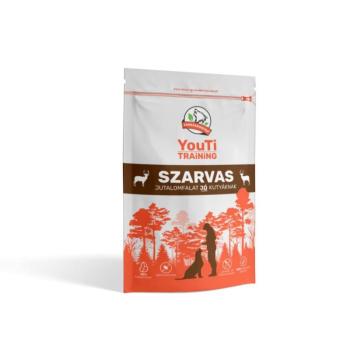 Farkaskonyha YouTi Training jutalomfalat szarvasos ízesítésben 100 g kép