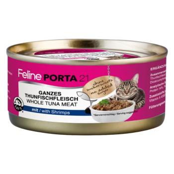 Feline Porta 21 gazdaságos csomag - 24 x 156 g - Tonhal & garnélarák kép