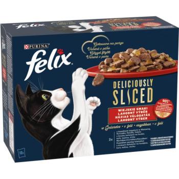 FELIX Deliciously Sliced Farm in jelly 12x80 g kép