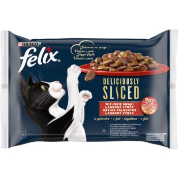FELIX Deliciously Sliced Farm in jelly 4x80 g kép
