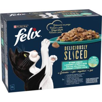 FELIX Deliciously Sliced fish in jelly 12x80 g kép