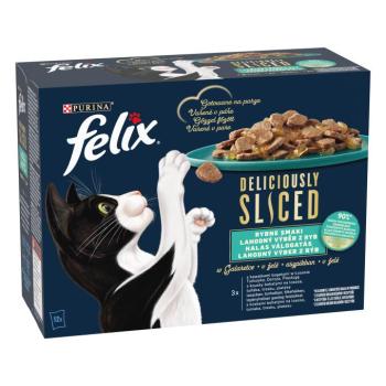 Felix Deliciously Sliced halas válogatás aszpikban 12 x 80 g kép
