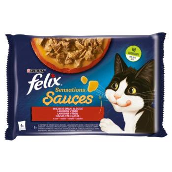 Felix Sensations Sauces Házias Válogatás pulykával, báránnyal 12 x (4 x 85 g) kép