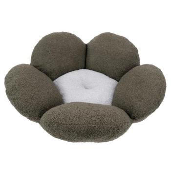 Ferplast Fiore Bouclé plüss fekhely macskáknak, kutyának, zöld/szürke Ø64x21cm kép