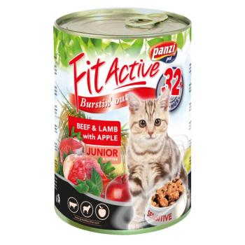 FitActive Junior Beef & Lamb konzerv macskáknak 6 x 415 g (308951) kép