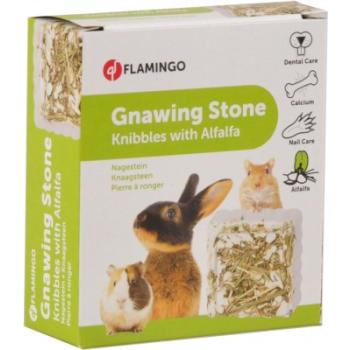 Flamingo Gnawing Stone Knibbles - lucernás ásványi kő 1 db kép