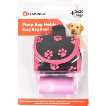 Flamingo kutyagumigyűjtő zacskó tartó Rózsaszín kép